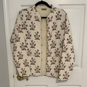 Floral Button-Up Jacket